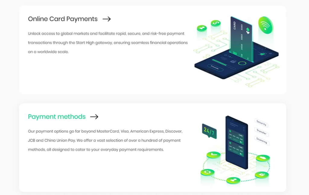 SH Start High services